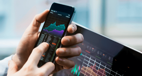 A business man testing the Deriv API for his trading app.